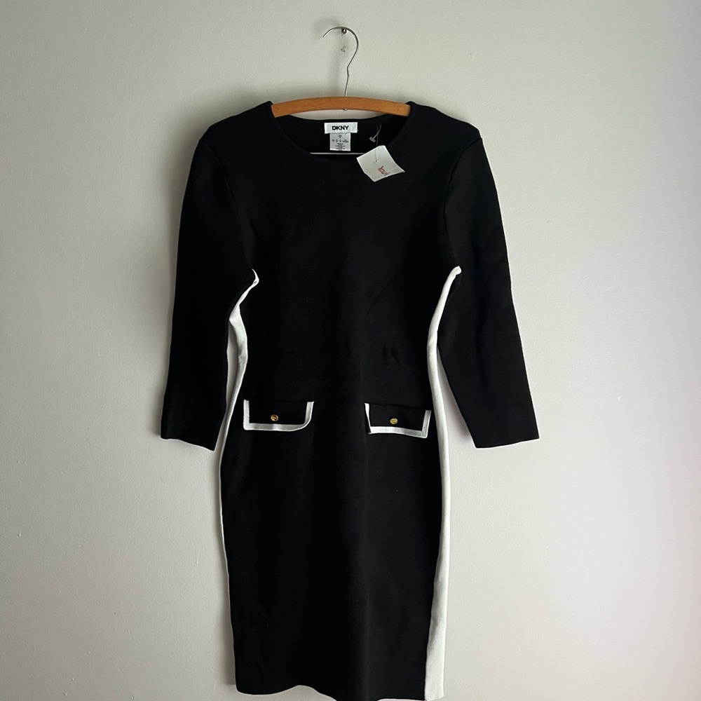 NWT DKNY Wonen’s Striped Sweater Dress | Size S